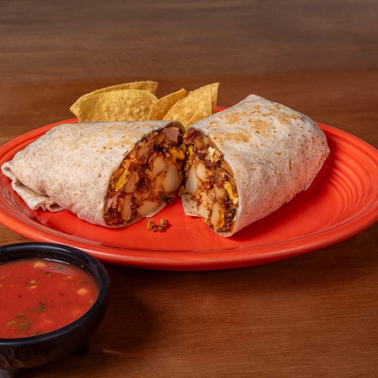Delicious Chicken Burrito Awaits