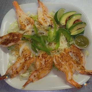 Camarones a la Plancha Combo