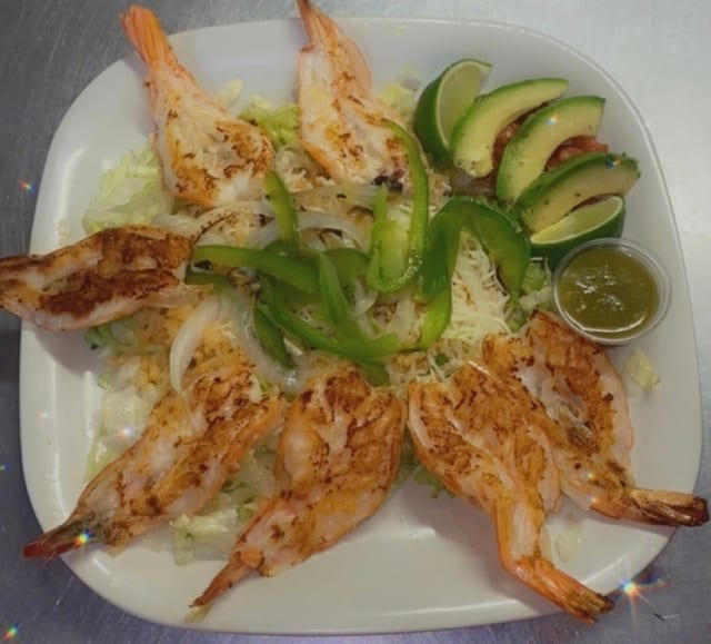 Camarones a la Plancha Combo.
