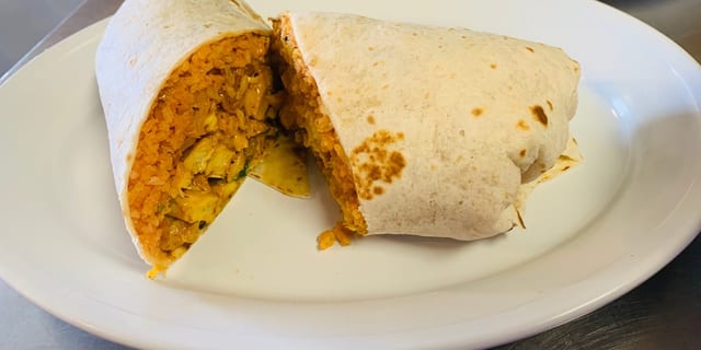 Chicken chipotle burrito.