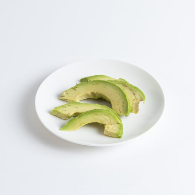 Aguacate 9 rebanadas.