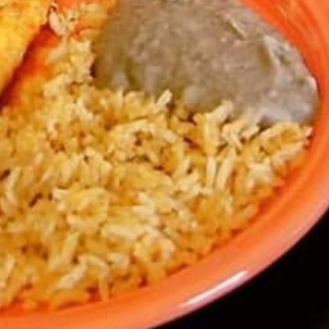 Side rice beans bowl.