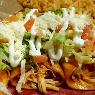 Traditional Enchiladas Combo