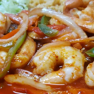 fajitas de camaron
