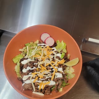  Burrito Bowl (carne fresca)
